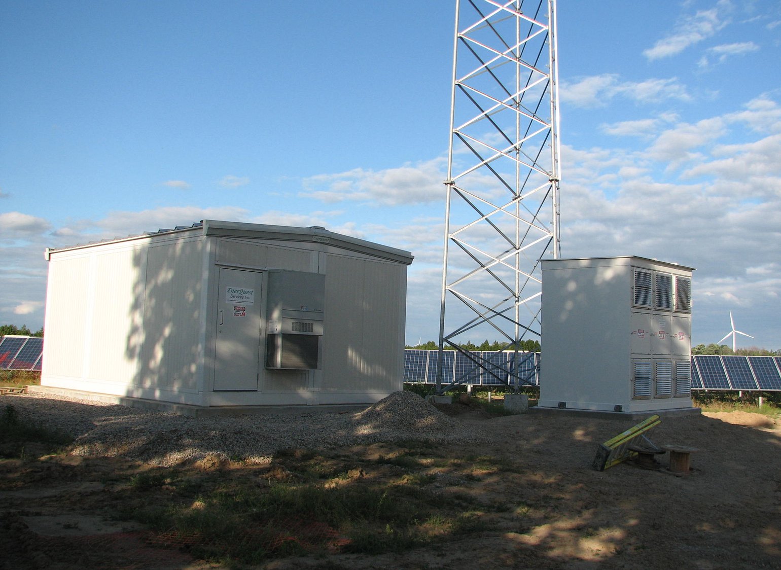 windmill and solar